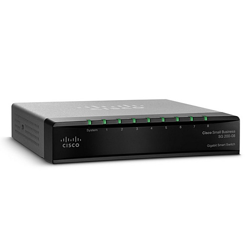 8-Port Gigabit Ethernet Switch Cisco SG200-08