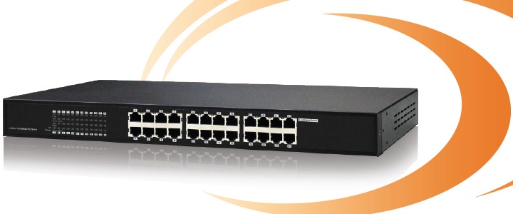 24-Port 10/100Mbps PoE Switch IONNET IFS-2424 (500Watt)