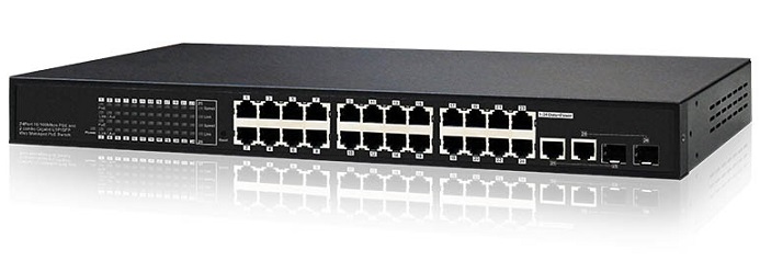 24-Port 10/100Mbps PoE Switch INONET IFS-2624W (500Watt)