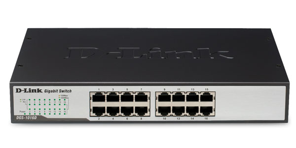 16-port Gigabit Switch D-Link DGS-1016D/E