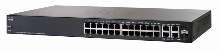 28-port Gigabit PoE Managed Switch CISCO SG300-28PP