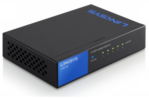 5-Port Business Desktop Gigabit Switch LINKSYS LGS105