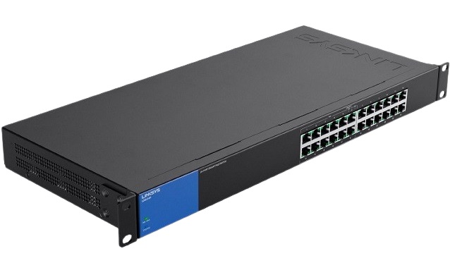 24-Port Business Desktop Gigabit PoE+ Switch LINKSYS LGS124P