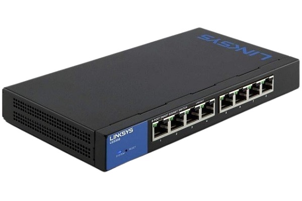 8-Port Business Smart Gigabit Switch LINKSYS LGS308