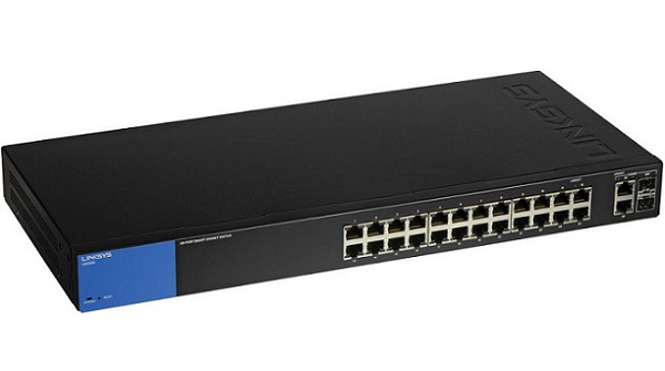 26-Port Business Smart Gigabit PoE+ Switch LINKSYS LGS326P