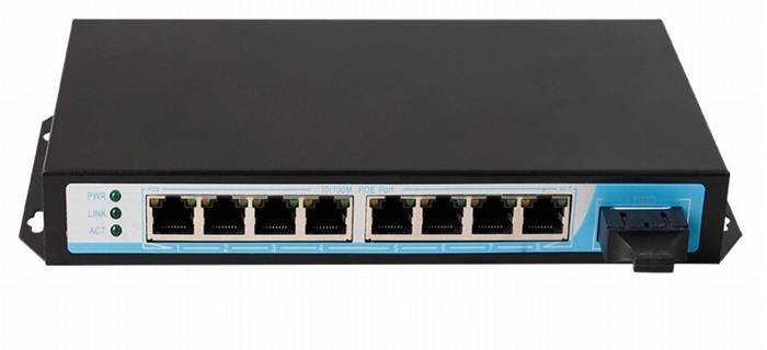 8-Port 10/100Mbps PoE Switch NETONE NO-AF-81F (130Watt)