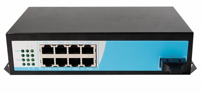 8-Port 10/100/1000Mbps PoE Switch NETONE NO-ATG-81F (260 Watt)