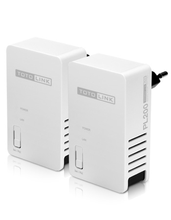 Power Line Adapter Kit 200Mbps TOTOLINK PL200KIT