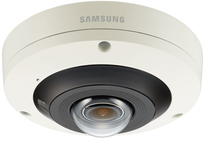 Camera IP Fisheye 4K hồng ngoại 12 Megapixel Hanwha Techwin WISENET PNF-9010RVM