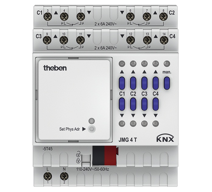 Blind Actuator THEBEN JMG 4 T KNX