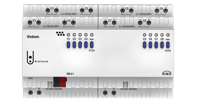Actuator THEBEN RM 8 I KNX
