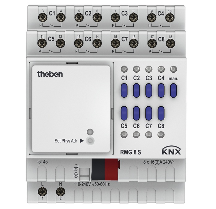 Actuator THEBEN RMG 8 S KNX