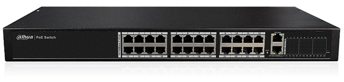 24-port 10/100Mbps PoE Switch DAHUA PFS4026-24P-370