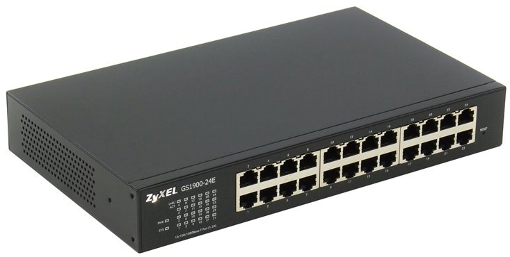 24-port GbE Desktop Smart Managed Switch ZyXEL GS1900-24E