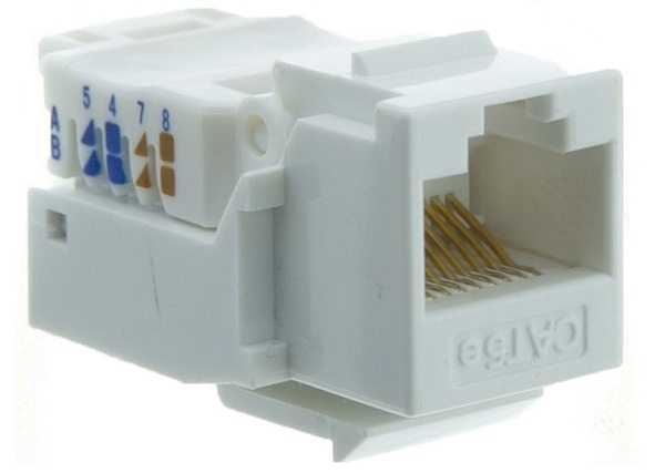 Modular Jack Alantek Cat5e UTP White