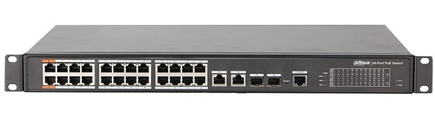 24-port 10/100Mbps PoE Switch DAHUA PFS4226-24ET-240