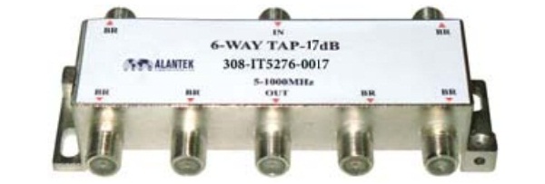 Bộ chia Tap off Indoor 6-way 17dB Alantek (308-IT5276-0017)