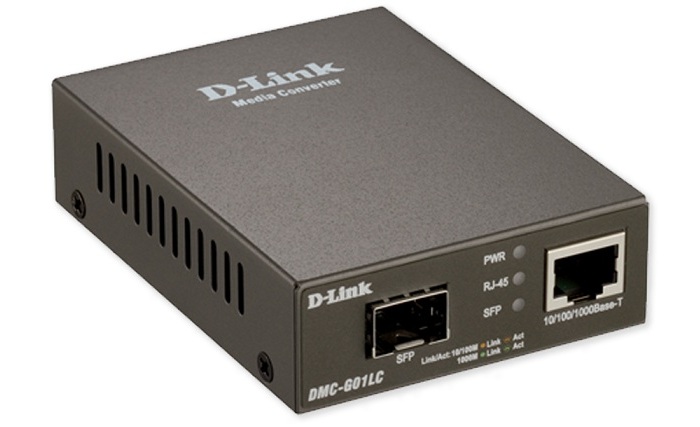 10/100/1000Mbps to SFP Media Converter D-Link DMC-G01LC