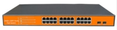 1-23 port Gigabit 24V PoE Switch WITEK WI-PMS326GFR