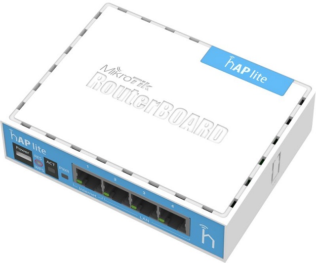 WiFi Hotspot Router Mikrotik RB941-2nD (hAP lite classic)