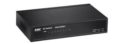 8-Port Gigabit EZ Switch SMC SMCGS801