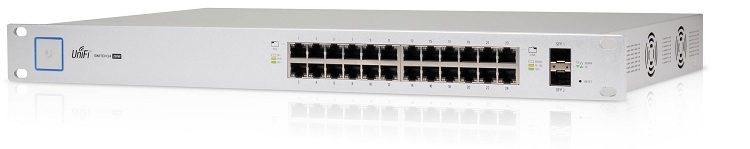 24-Port Switch PoE Gigabit 24V 802.3af/at UniFi US-24-250W