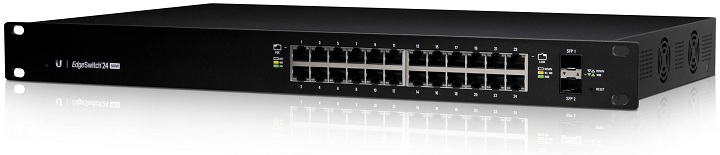 24-Port Managed PoE+ Gigabit Switch with SFP UBIQUITI EdgeSwitch ES-24-500W