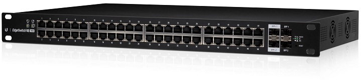 48-Port Managed PoE+ Gigabit Switch with SFP UBIQUITI EdgeSwitch ES-48-750W