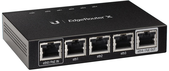 5-Port Gigabit Ethernet Router with Passive PoE Out UBIQUITI EdgeRouter ER-X