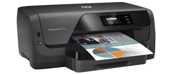 Máy in phun màu không dây HP OfficeJet Pro 8210 (D9L63A)