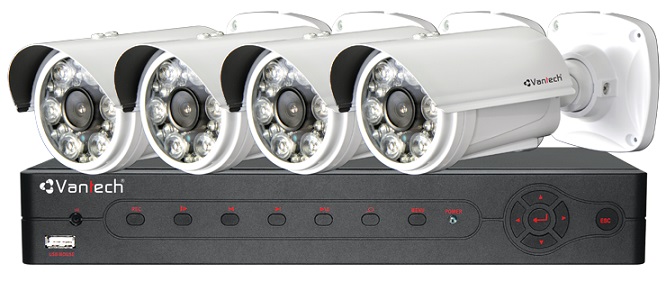 Bộ đầu ghi hình camera IP 4 kênh VANTECH VPP-01D