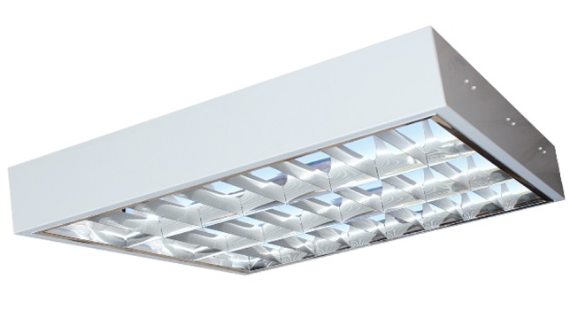 Máng đèn LED phản quang gắn nổi 3x9W DUHAL LDD 320