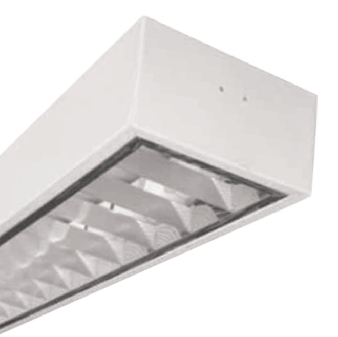 Máng đèn LED phản quang gắn âm trần 1x18W DUHAL LDD 140