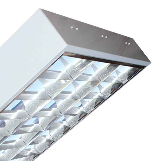 Máng đèn LED phản quang gắn nổi 3x18W DUHAL LDD 340