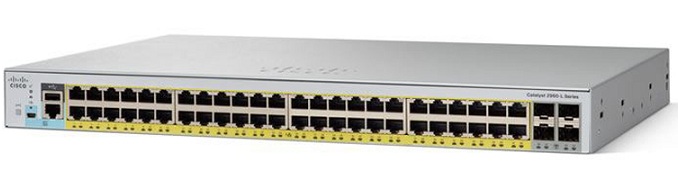 48-Port Gigabit Ethernet with PoE + 4 x Gigabit SFP Switch Cisco WS-C2960L-48PS-AP