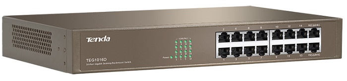 16-port 10/100/1000Mbps Switch TENDA TEG1016D