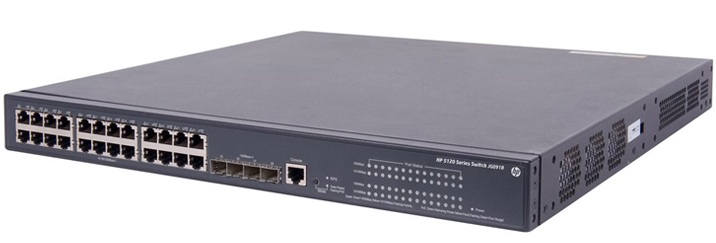 HP FlexNetwork 5120 24G PoE+ SI Switch JG091B