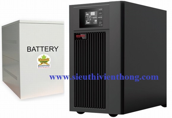 Nguồn lưu điện 1KVA UPS SANTAK ONLINE C1KS (LCD)