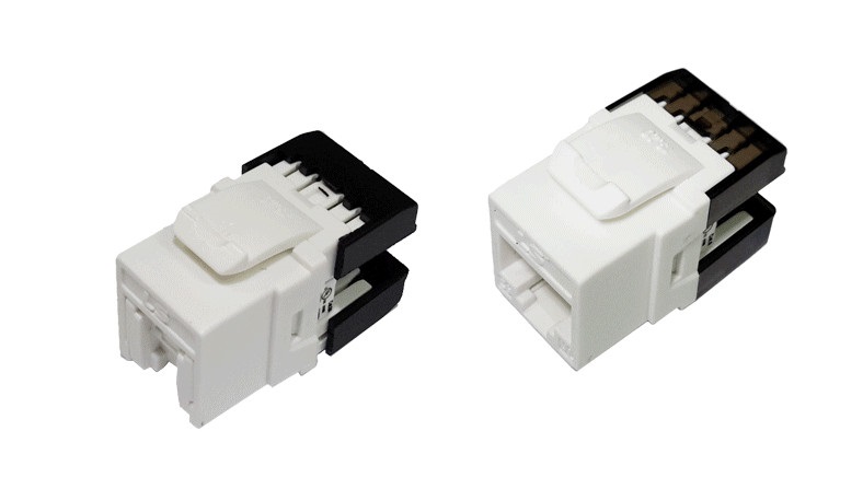 Modular Jack LS Unshieled Cat5e UTP ERI White (LS-MJ-UC5E-WH-ERI)