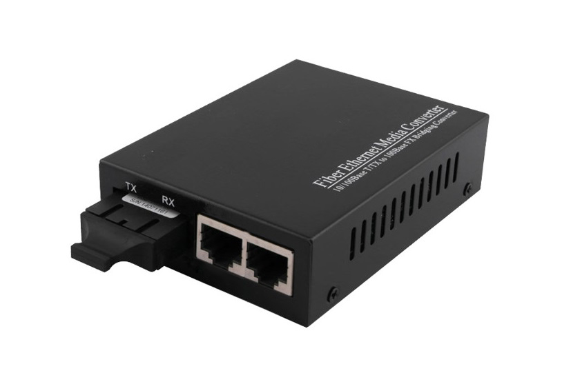 10/100/1000M Dual Fiber Single-Mode Media Converter NETONE NO-MCF-GSM20/2E