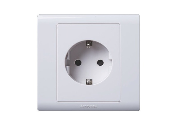 Ổ cắm đơn 2 chấu 16A HONEYWELL R4151WHI