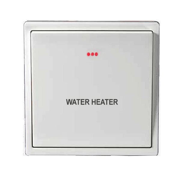 Công tắc báo “WATER HEATER” hiển thị đèn neon HONEYWELL P63923WHWHI