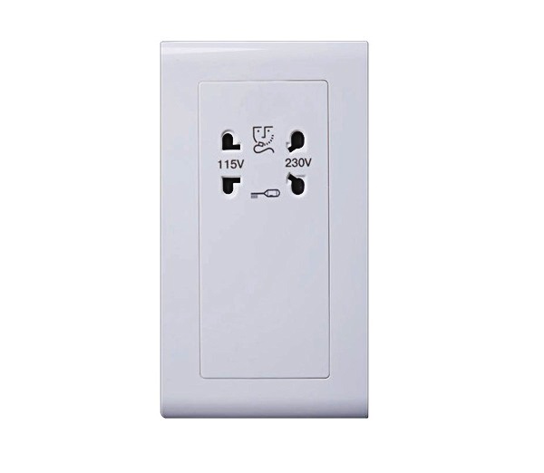 Ổ cắm dao cạo râu HONEYWELL P63610WHI