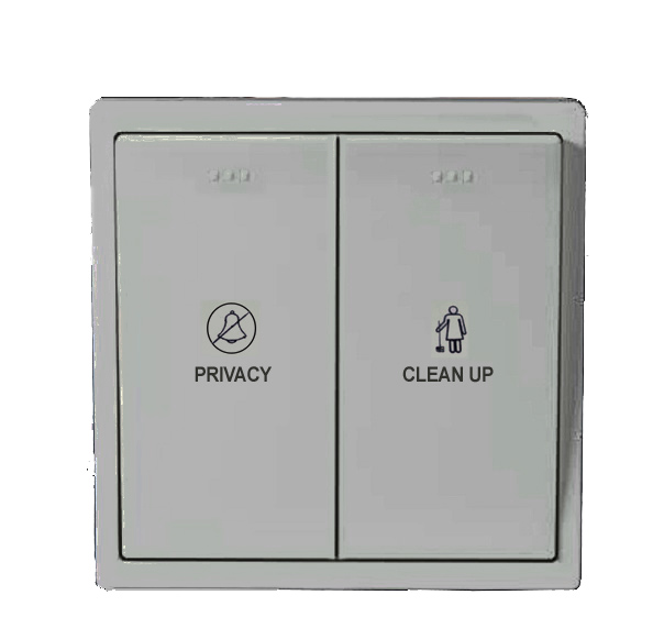 Công tắc đôi 2 chiều “Dọn phòng” và “Không làm phiền” HONEYWELL P63921DNDSLT