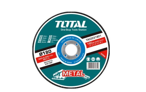 Đĩa mài kim loại 180mm TOTAL TAC2231801SA (TAC2231801)