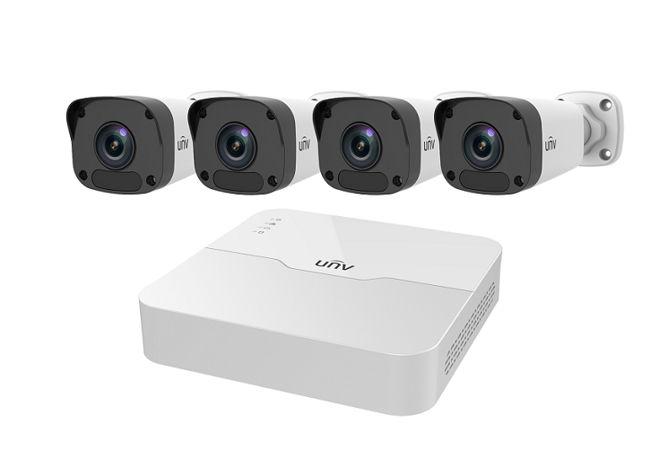 Bộ đầu ghi hình IP 4 kênh + camera IP 2.0 Megapixel UNV KIT NVR301-04LB-P4