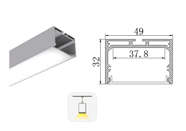 Thanh Profile VinaLED PFVL-3249S/PFVL-3249B