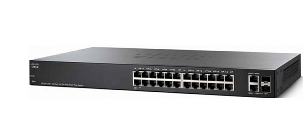 24-Port Gigabit PoE with 4-Port 10-Gigabit Smart Switch CISCO SG250X-24P-K9-EU