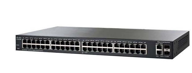 48-Port Gigabit PoE with 4-Port 10-Gigabit Smart Switch CISCO SG250X-48P-K9-EU