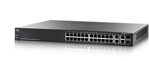 28-Port Gigabit PoE Managed Switch CISCO SG350-28MP-K9-EU